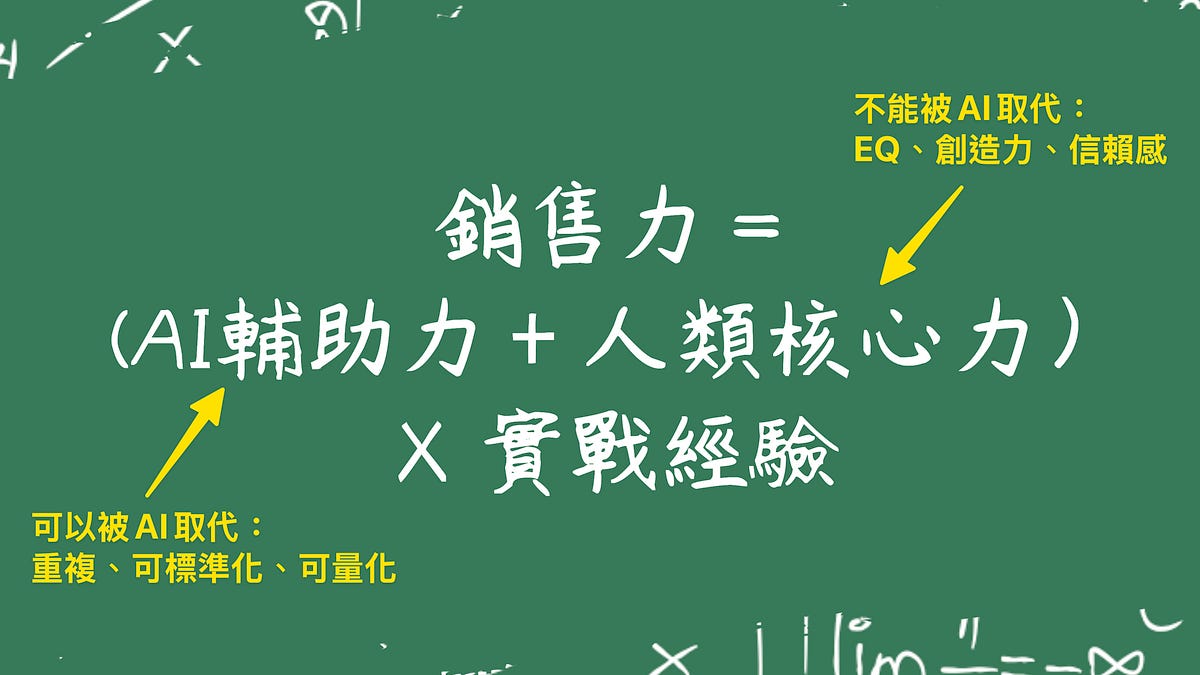 AI 時代的業務，靠以下三點不被取代